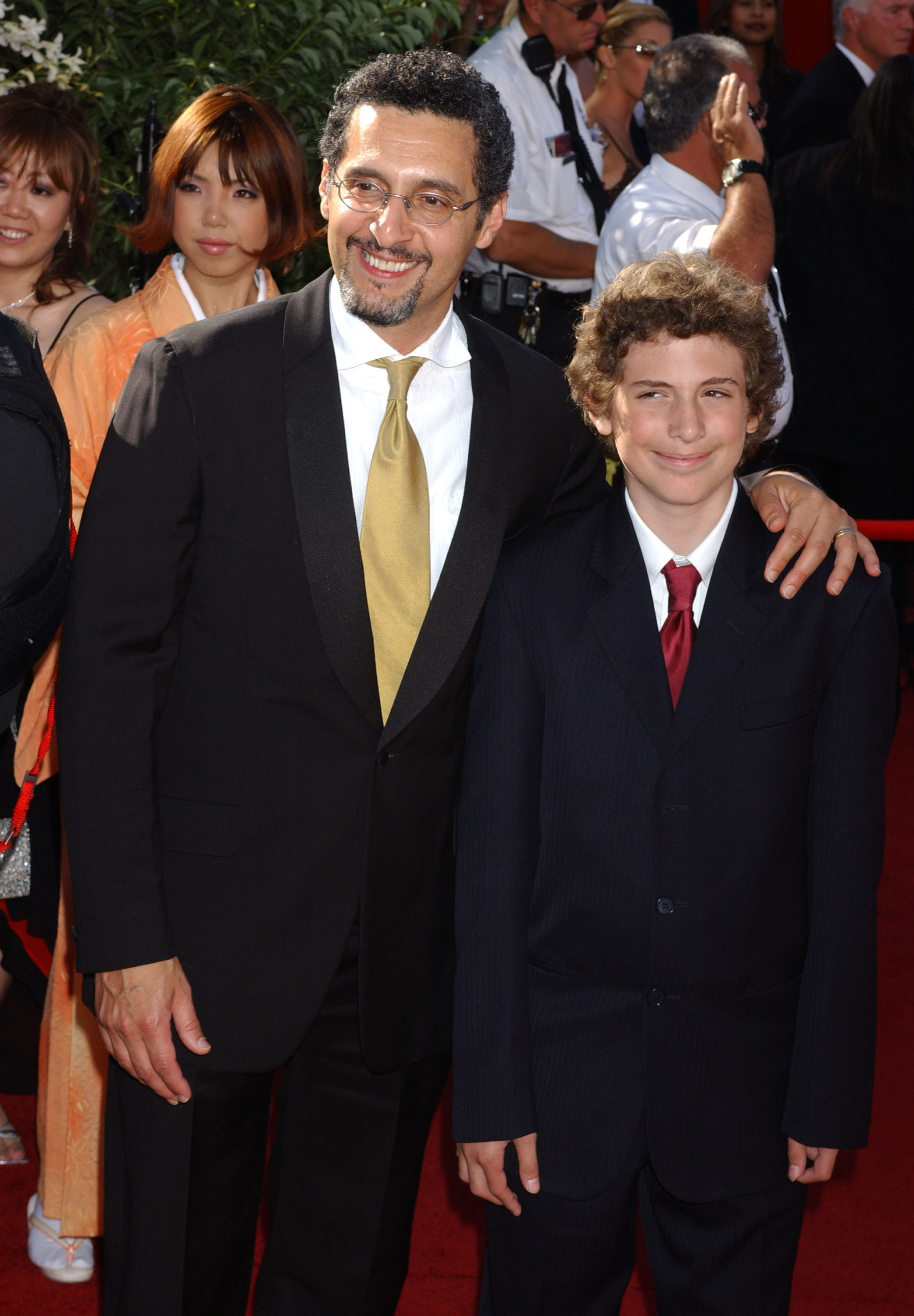 John Turturro with his young son