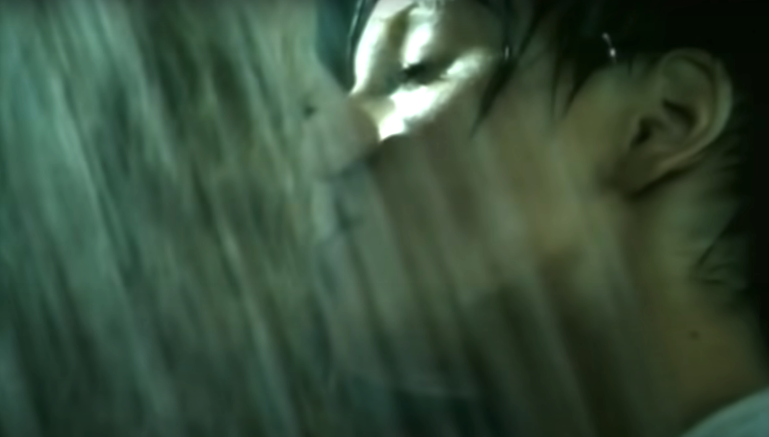 close up of the two kissing in their music video