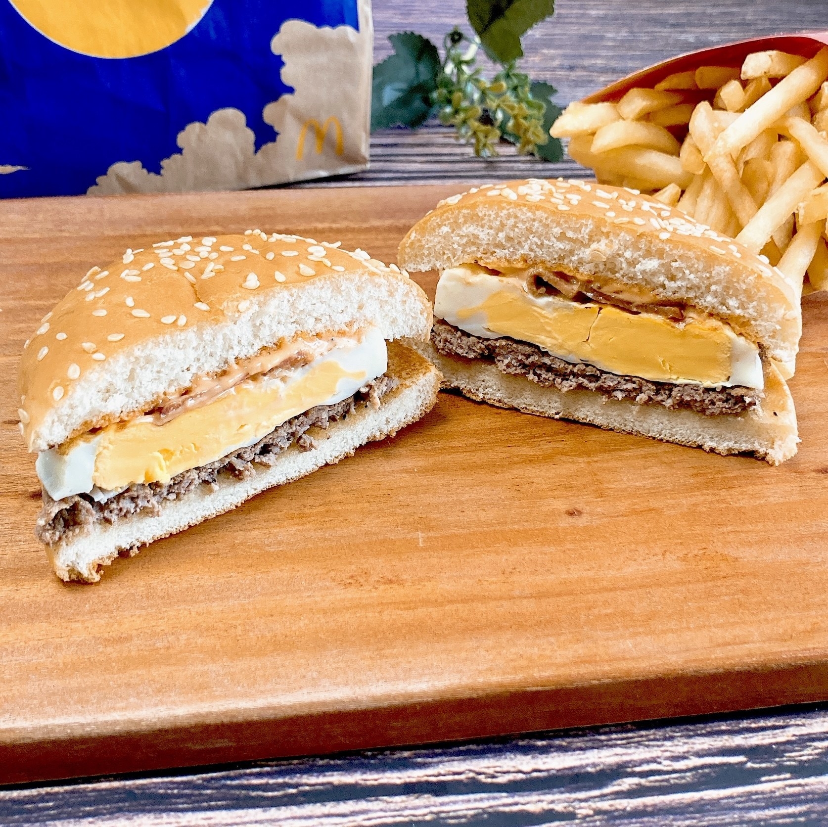 マクドナルドのおすすめハンバーガー「月見バーガー」