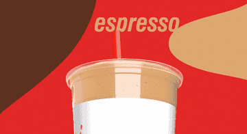 GIF of Smoothie King Coffee Smoothie spinning
