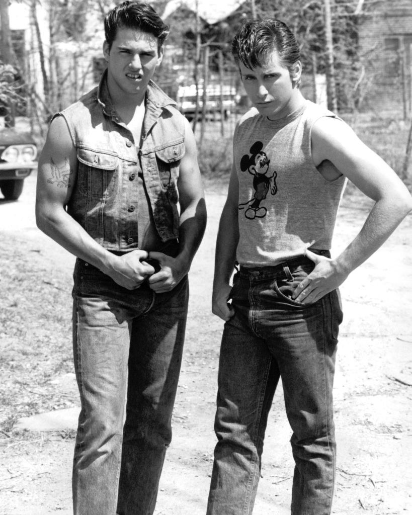 Tom Cruise and Emilio Estevez in &quot;The Outsiders&quot;
