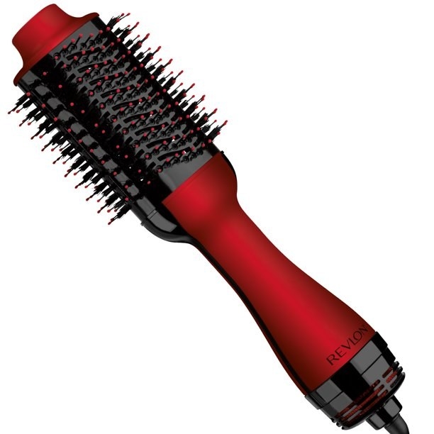 Revlon one-step hair dryer in red