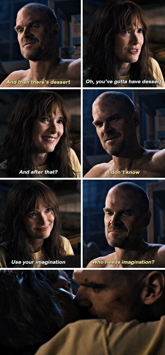 Winona Ryder and David Harbour in &quot;Stranger Things 4&quot;