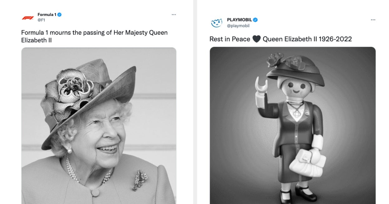 Surprising Twitter Accounts Mourning Queen Elizabeth