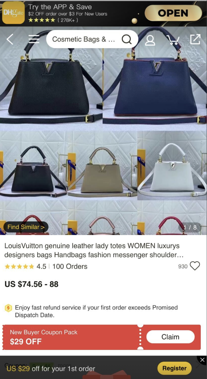 Best 10 Louis Vuitton Dupe Bags for Men on DHgate