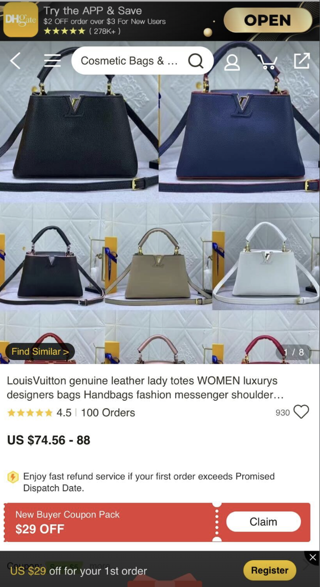 Best DHGate Replica Bags Sellers, Best Chinese Products