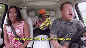 James Corden sings in a car with Michelle Obama