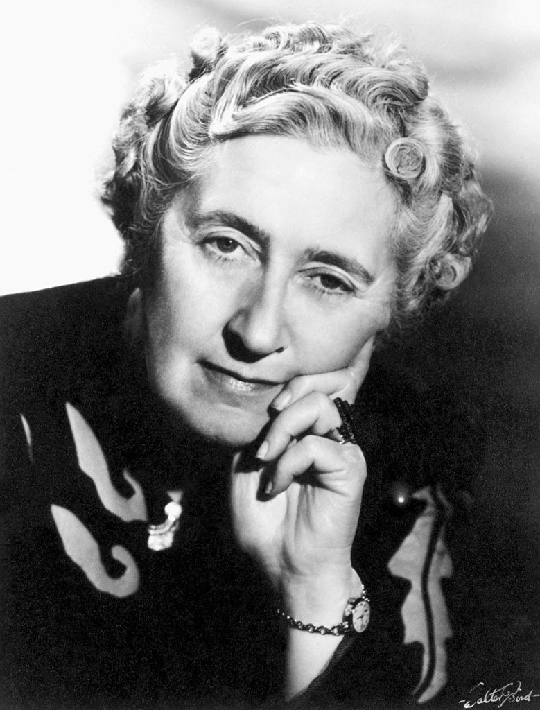 Close-up of Agatha Christie