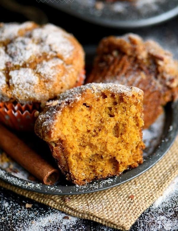 Cinnamon Sugar Pumpkin Muffins