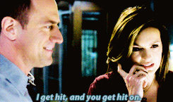 Elliot Stabler saying &quot;I get hit and you get hit on&quot;