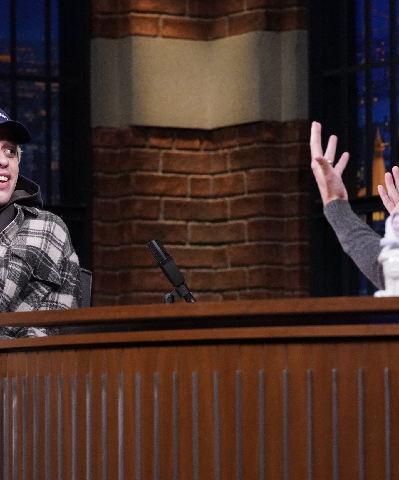 pete on a talk show