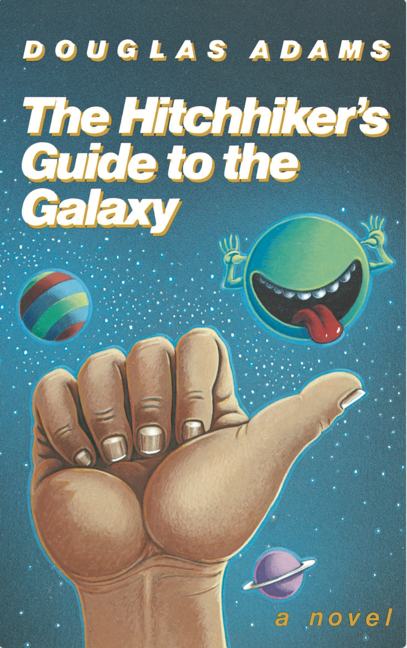 The Hitchhiker&#x27;s Guide to the Galaxy book cover