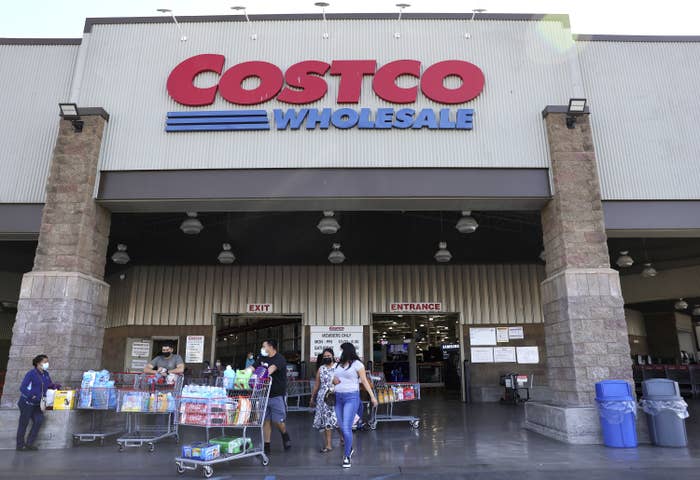 A Costco storefront