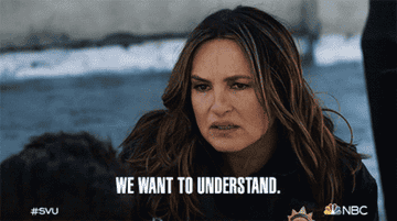 Olivia Benson saying &#x27;we want to understand&#x27;