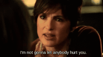 Olivia Benson saying &quot;I&#x27;m not gonna let anybody hurt you&quot;