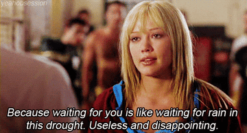 Hilary Duff is disappointed