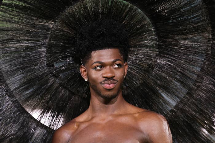 closeup of Lil Nas X