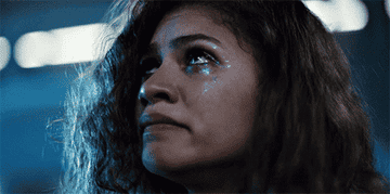 Zendaya as Rue in &quot;Euphoria&quot; crying