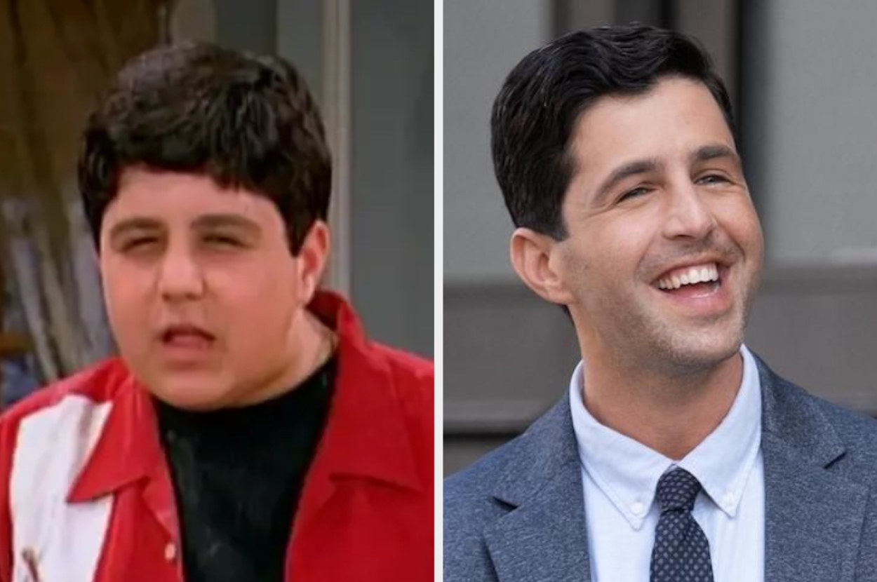 A side by side of Josh Peck in Drake &amp;amp; Josh and How I Met Your Father