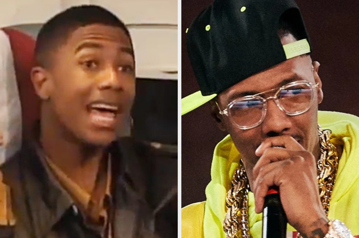 A side by side of Nick Cannon in All That and Wild &#x27;n Out