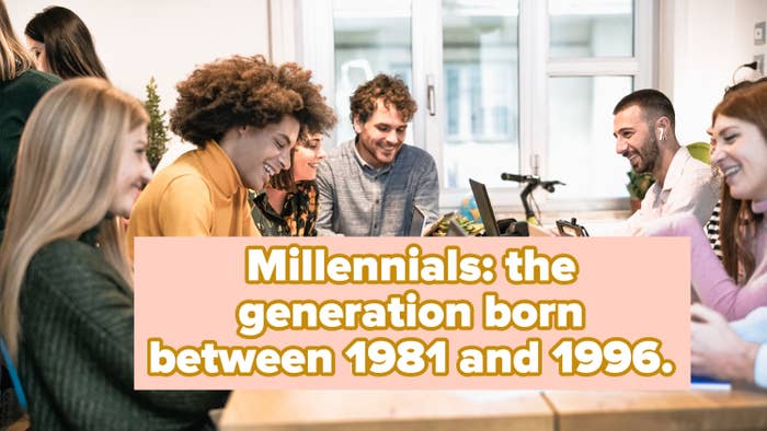 millennials: the generation born between 1981 and 1996