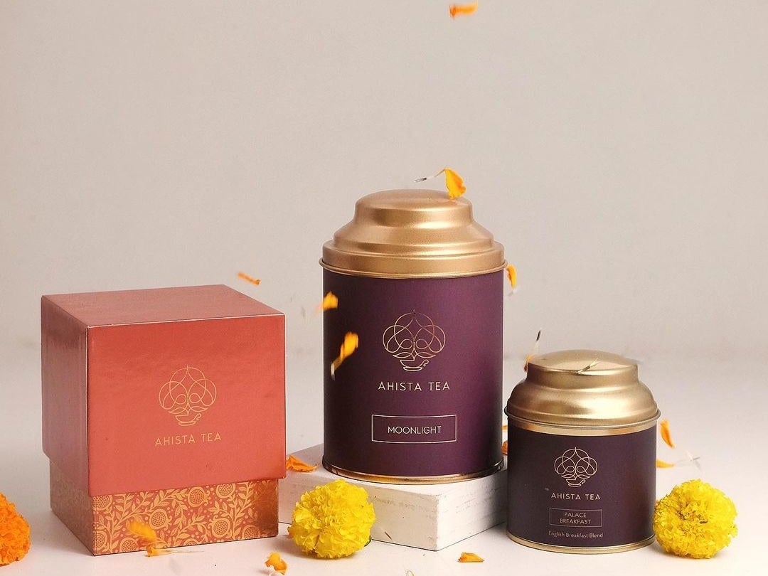 Assortment of products from Ahista Tea