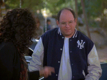 Elaine getting annoyed at Gerry in Seinfeld after he said &quot;lighten up&quot;