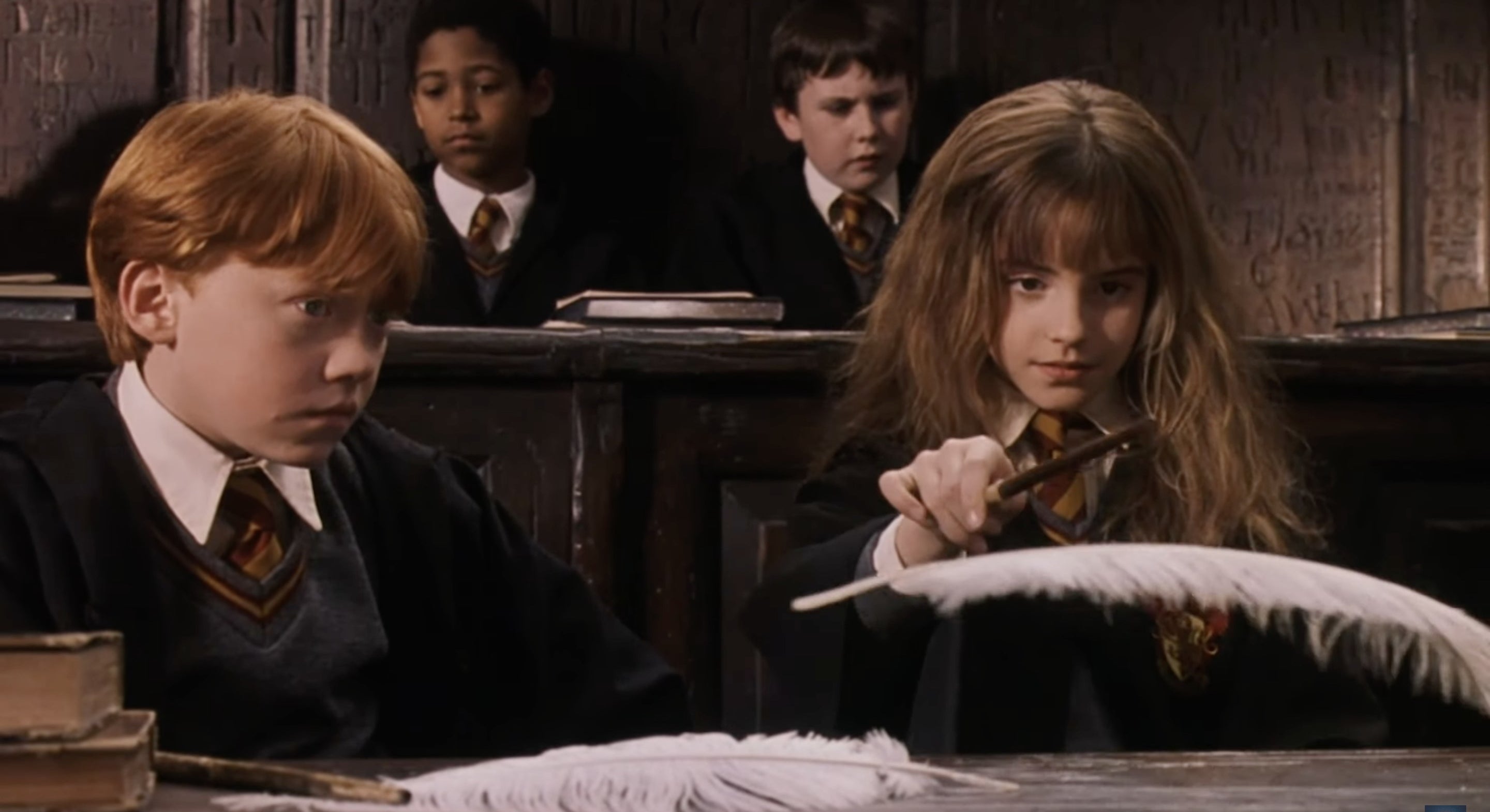 Ron Weasley and Hermione Granger