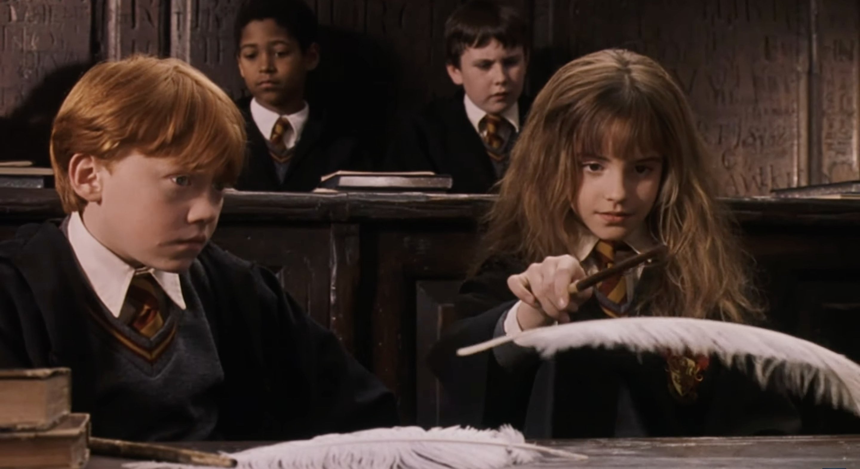 Ron Weasley and Hermione Granger