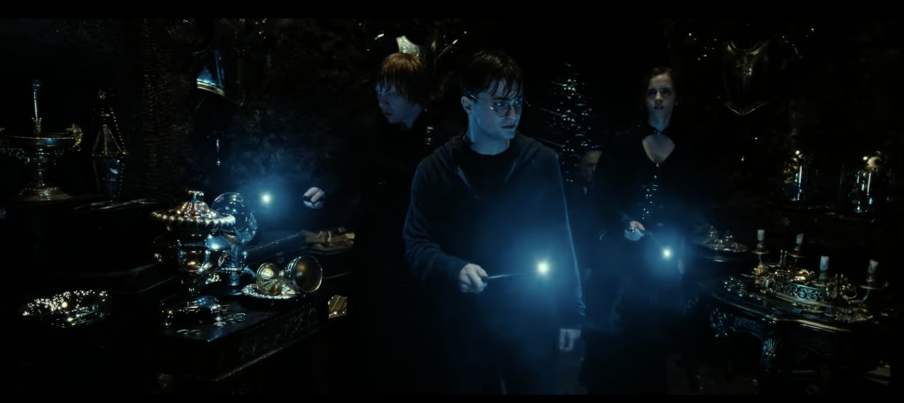 Harry Potter, Ron Weasley and Hermione Granger