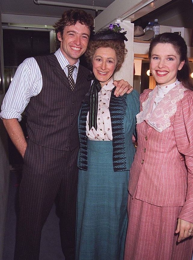 Jackman with Maureen Lipman and Josefina Gabrielle