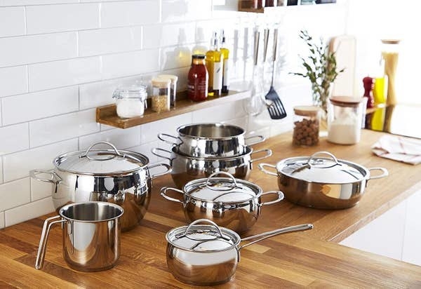 a fancy pots and pan set