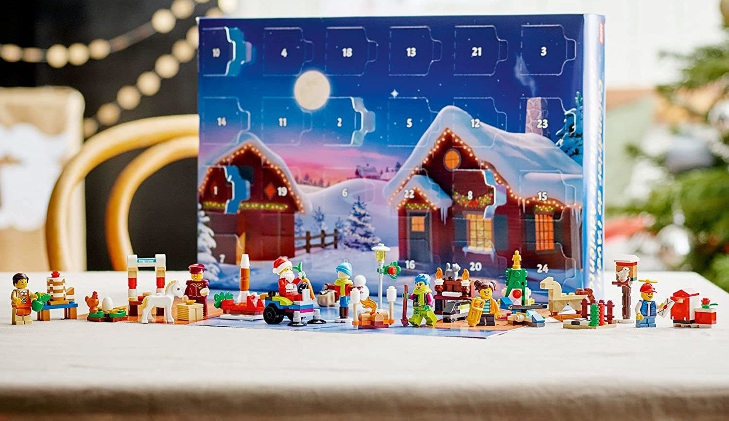 the winter themed lego advent calendar