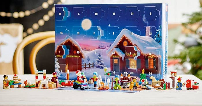 a lego advent calendar