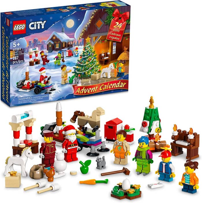 The Lego city advent calendar