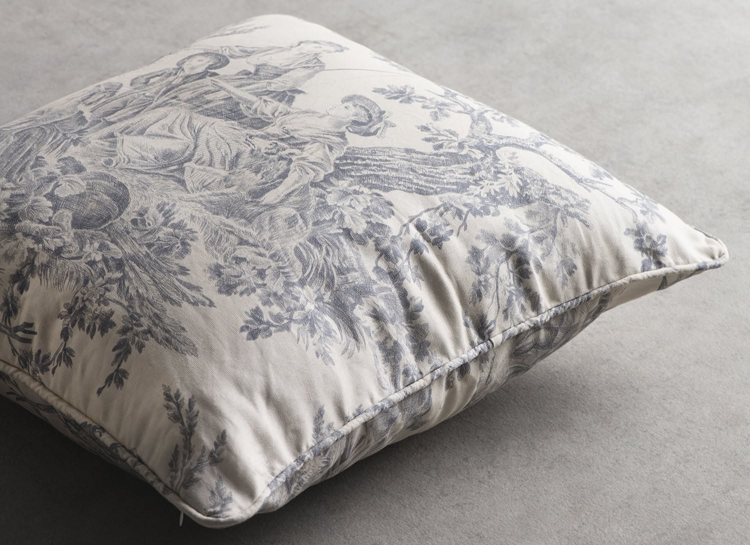 closeup of victorian pattern pillow