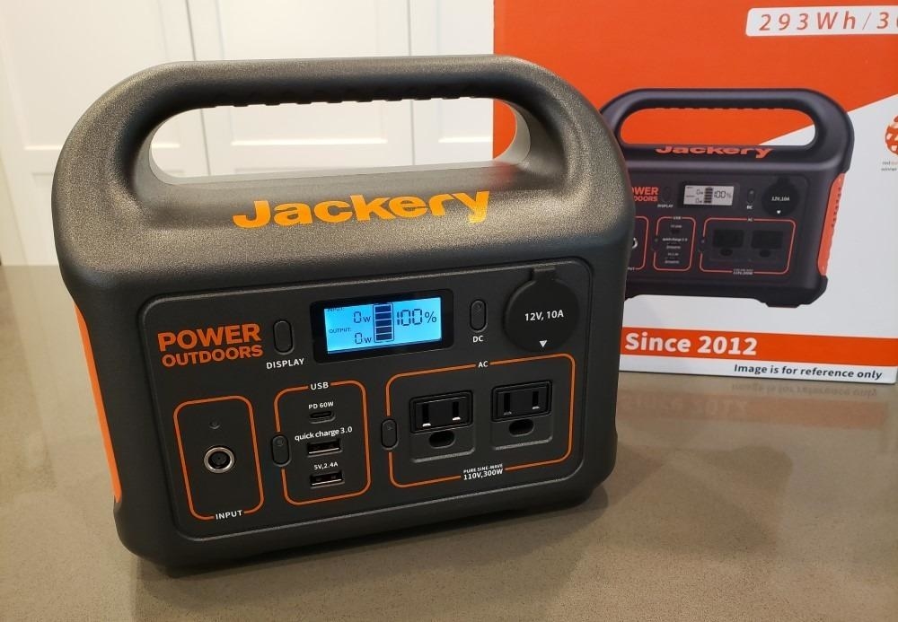 reviewer photo of the generator
