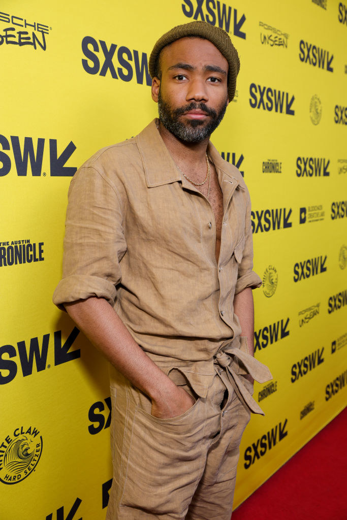 Glover at the premiere for &quot;Atlanta&quot;
