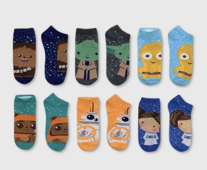 The six pairs of socks