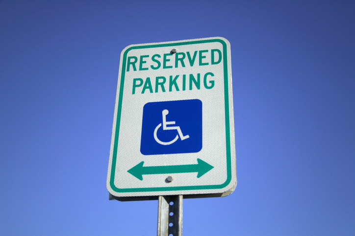 sign for reserved parking