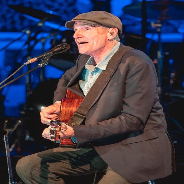 James Taylor onstage