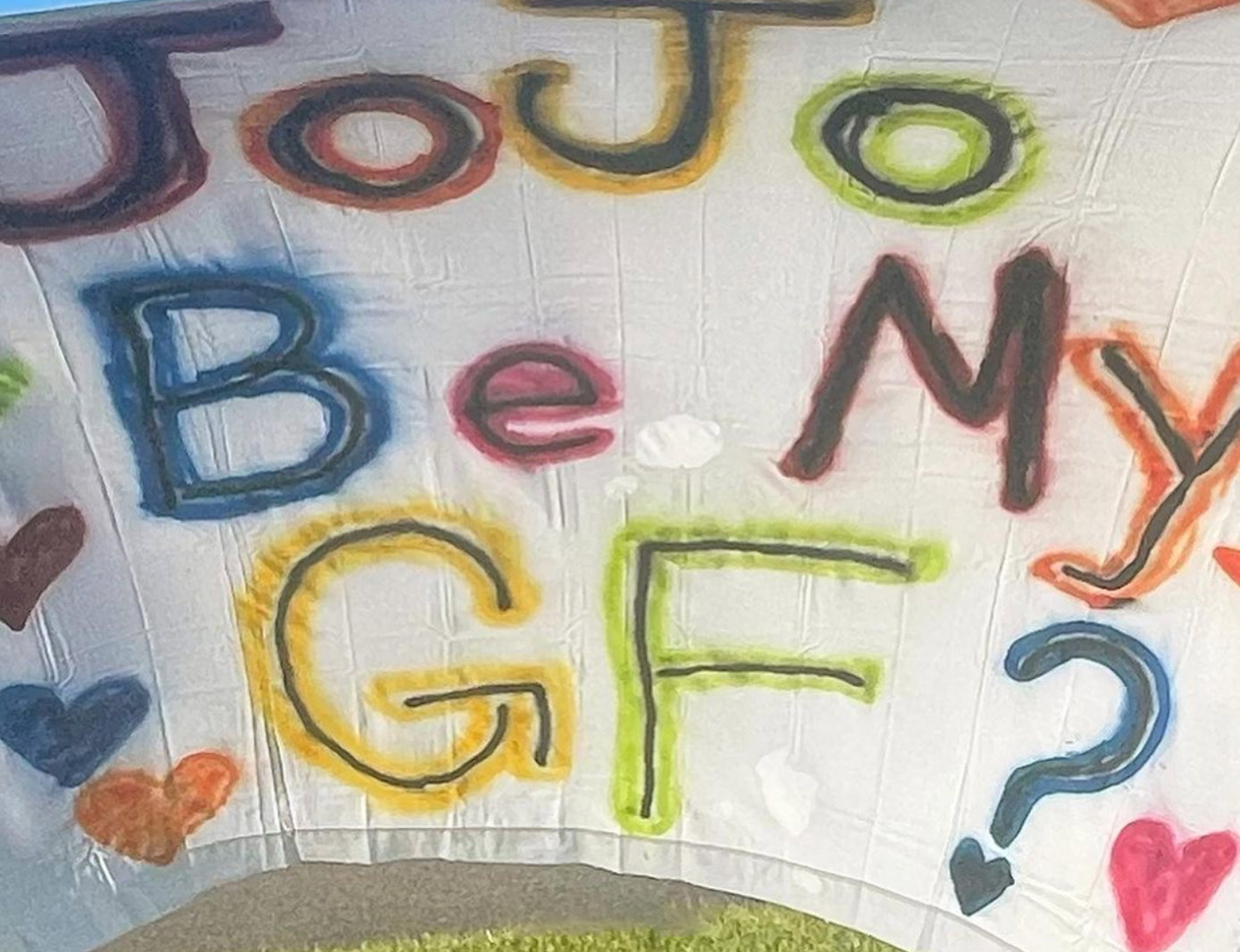A sheet that has JoJo Be My GF?
