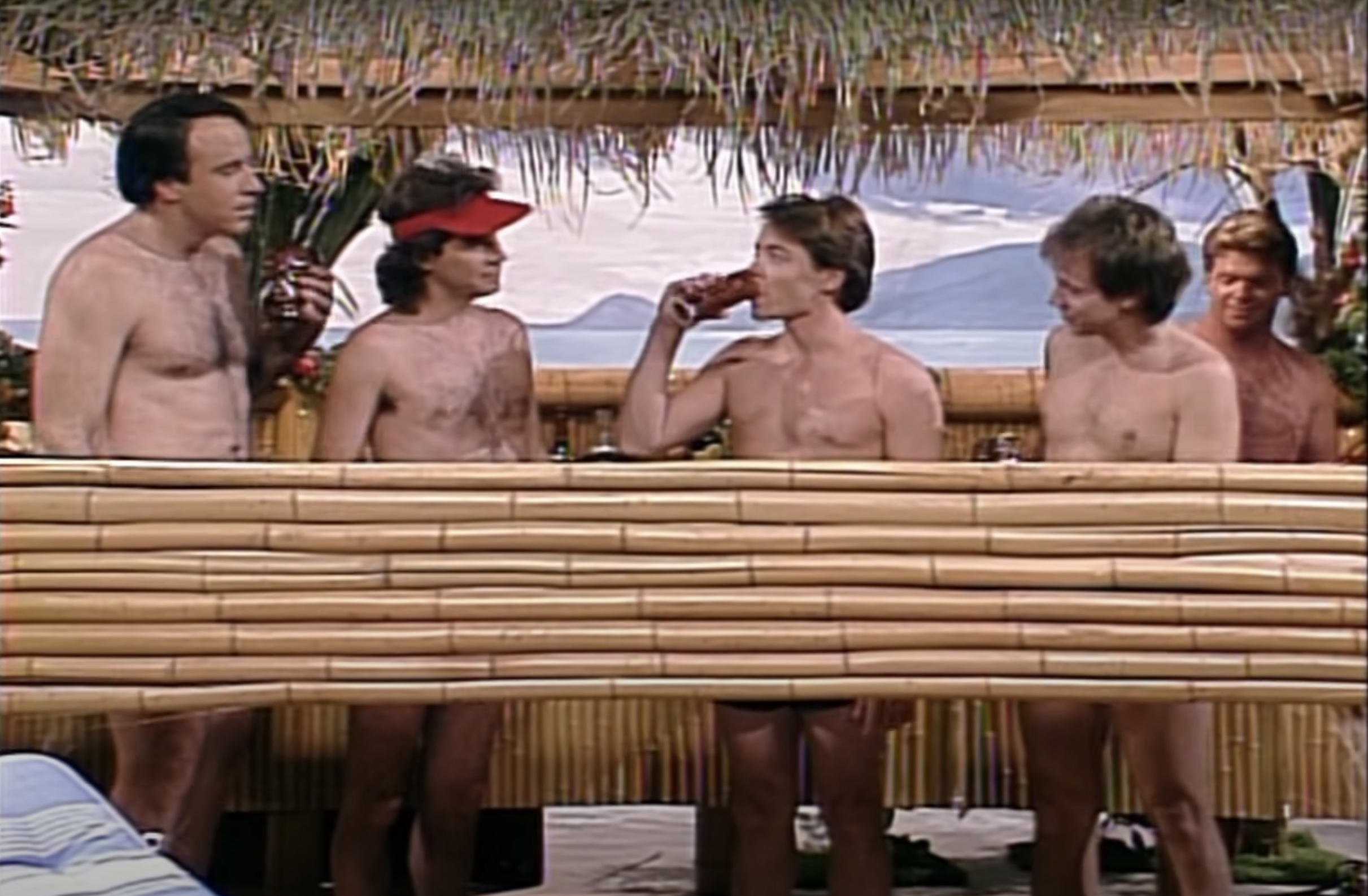 Screenshot from the &quot;Nude Beach&quot; sketch on &quot;SNL&quot;
