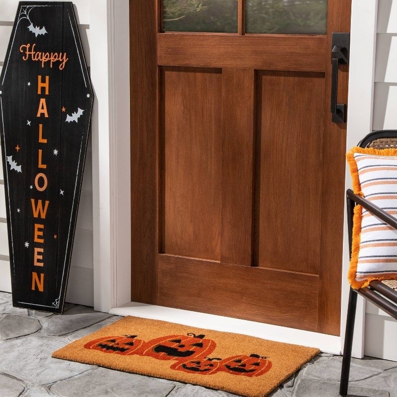 the pumpkin doormat