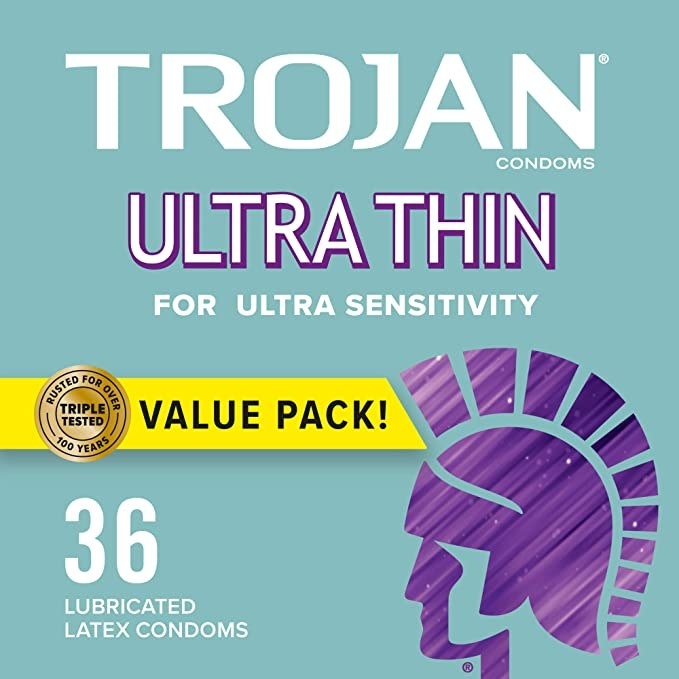 Trojan Ultra Thin Ultra Sensitivity label