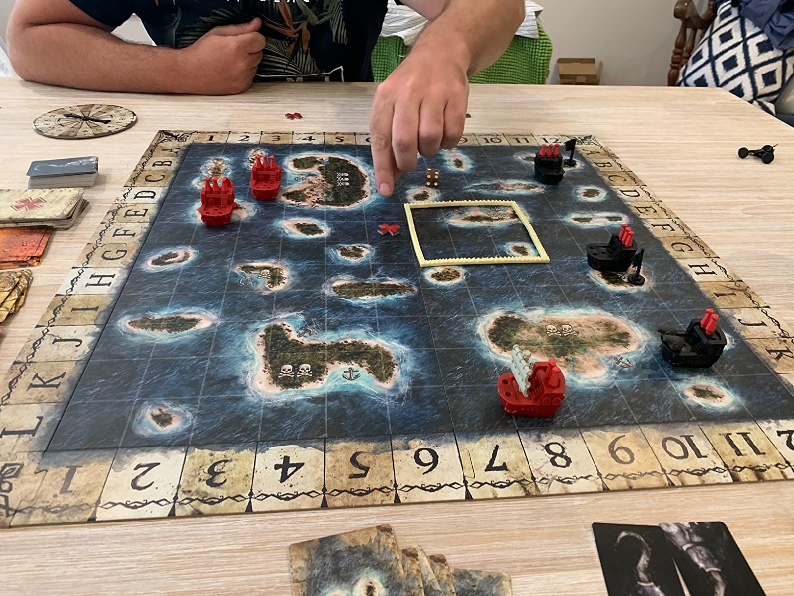 Reviewer image of people playing the board game