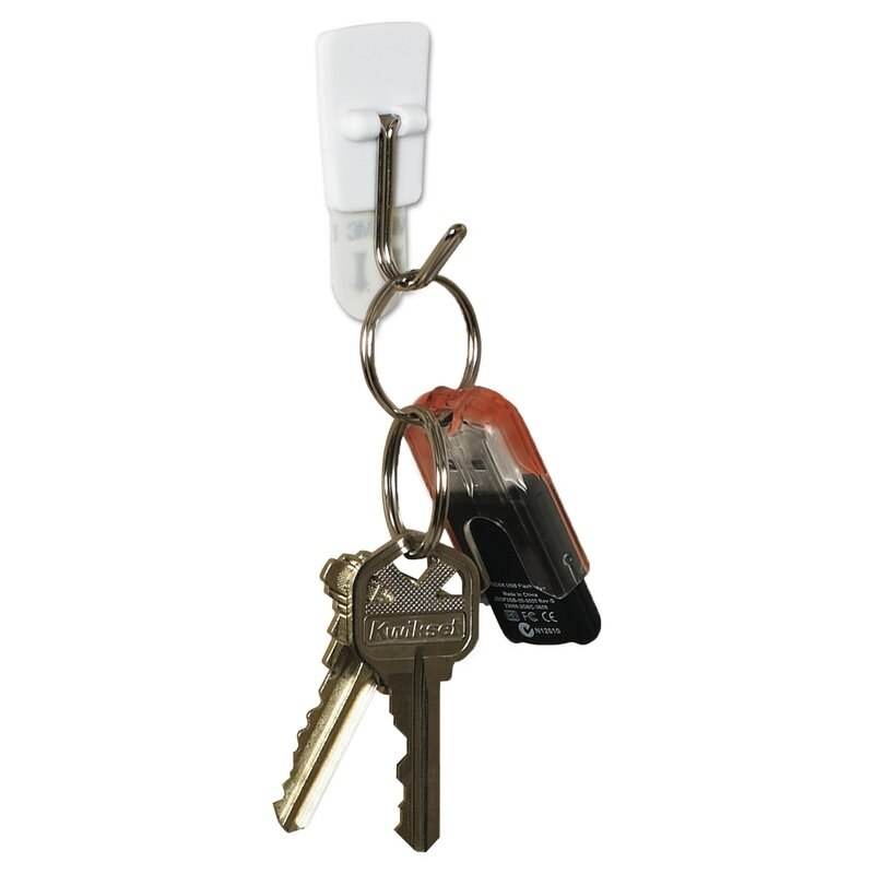 small hooks holding keys