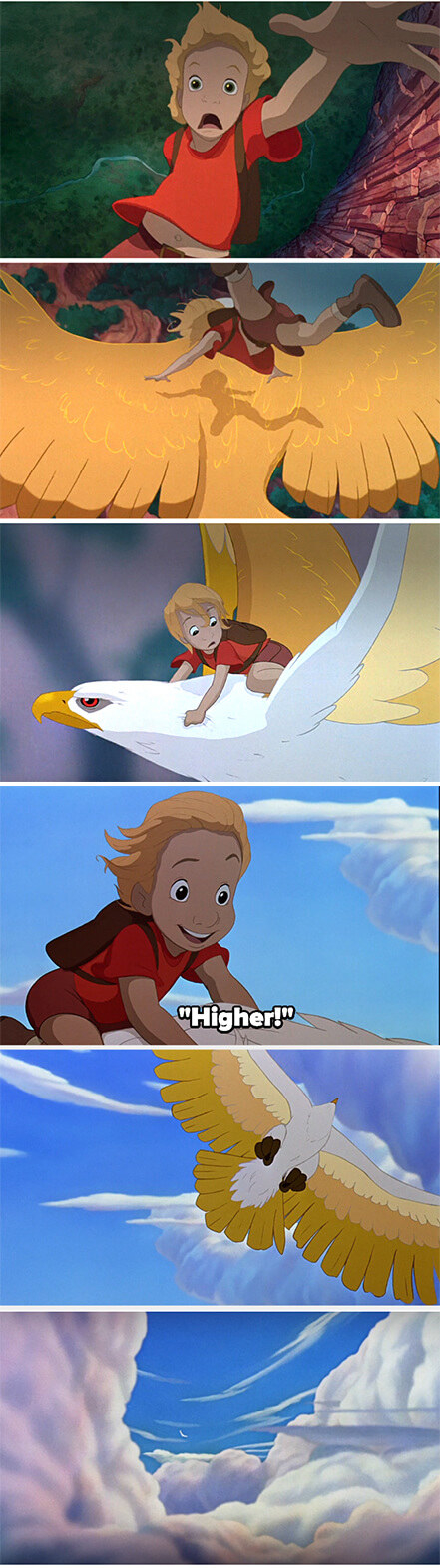 Screenshots from &quot;The Rescuers Down Under&quot;