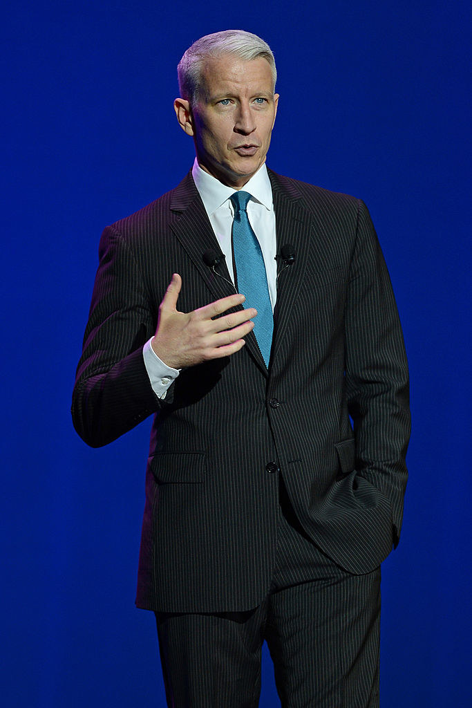 Closeup of Anderson Cooper