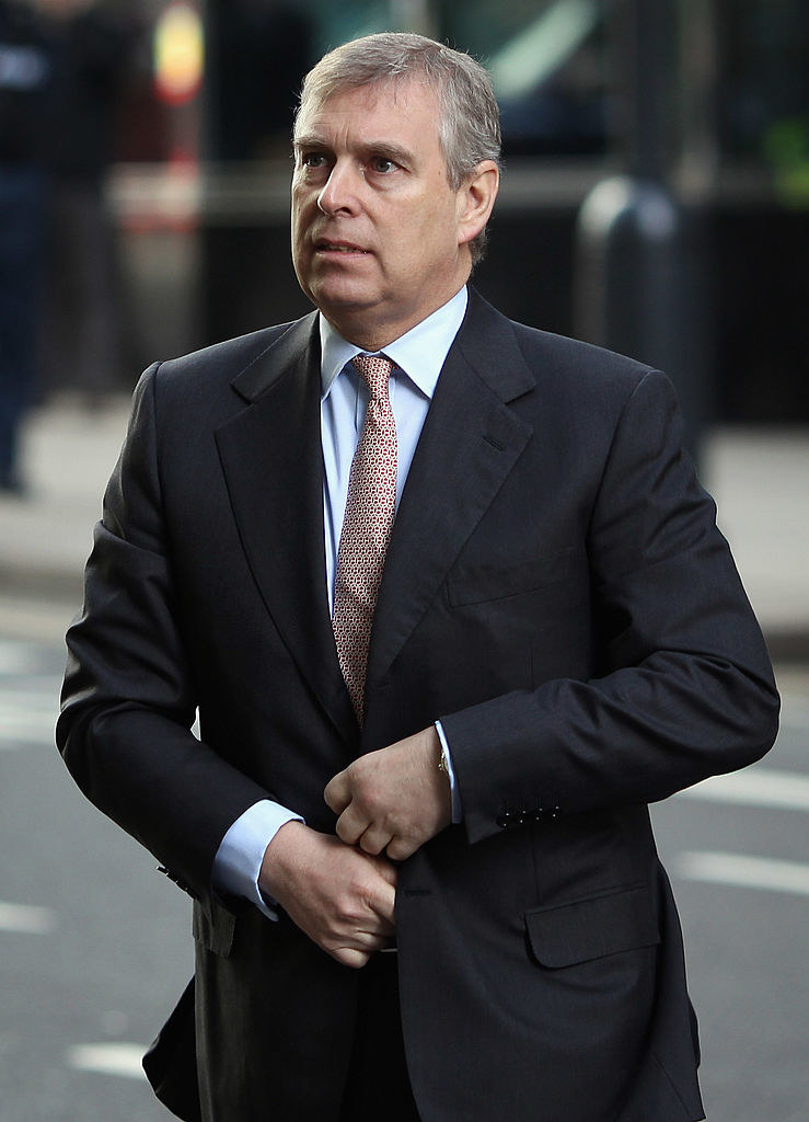 closeup of Prince Andrew